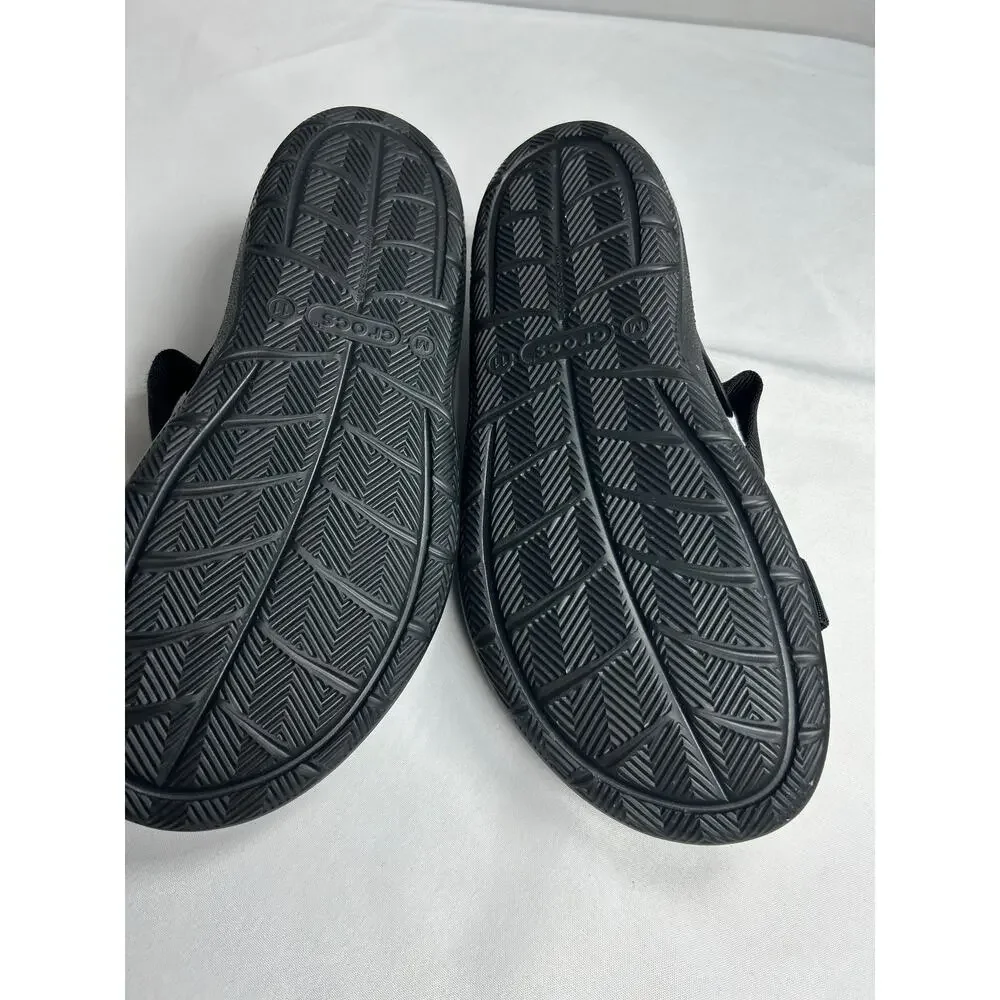 NWOT Crocs Swiftwater Expedition Sandal Shoes Strap  Black Rubber  men Size 11 M